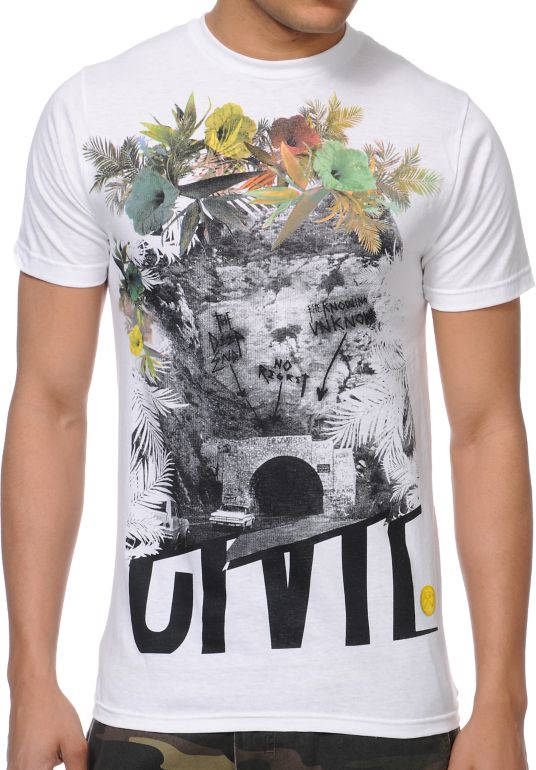 Civil The Unknown White Tee Shirt