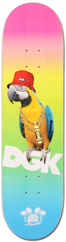 DGK Birds In Paradise 8.1 Skateboard Deck