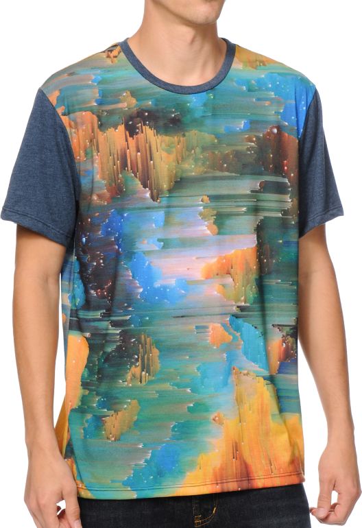Imaginary Foundation Glitch Sublimated Tee Shirt