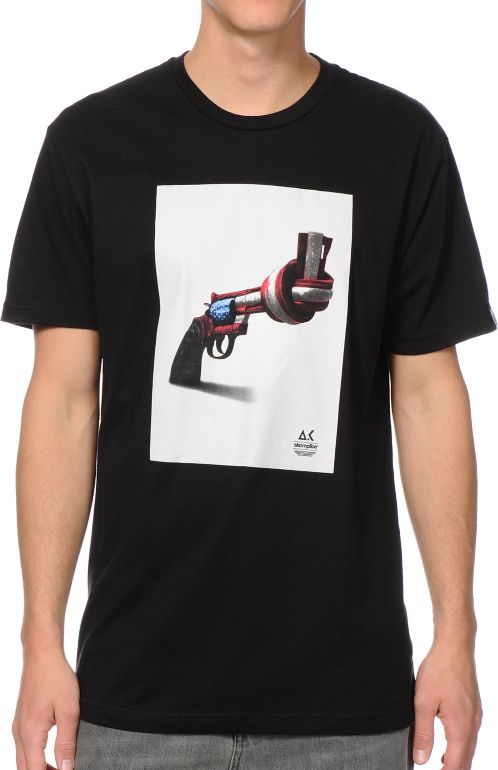 Akomplice Fight Against Black Tee Shirt