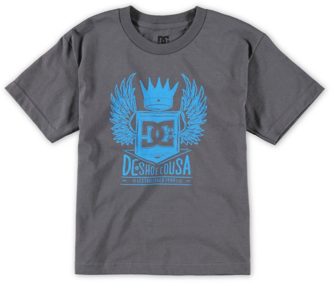 DC Boys Jett Charcoal Tee Shirt