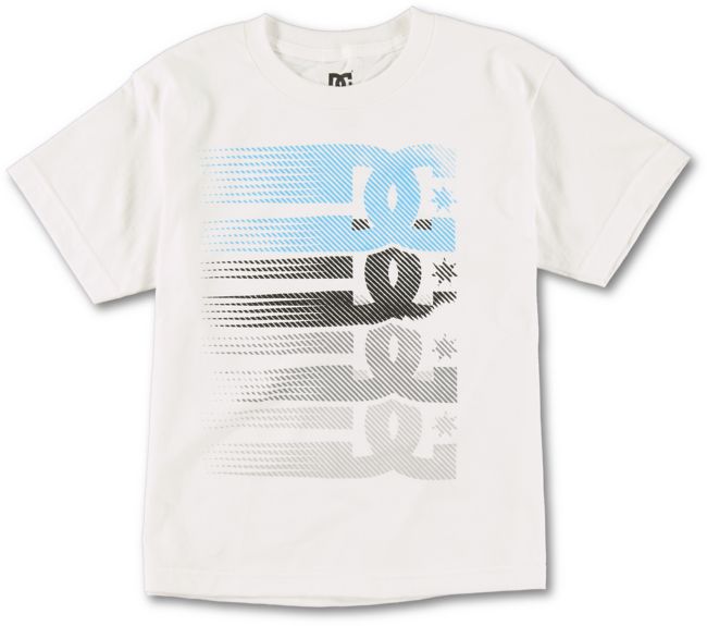 DC Boys Carlin White Tee Shirt