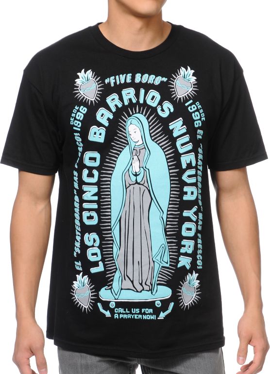Cinco Borrios Bk Tee