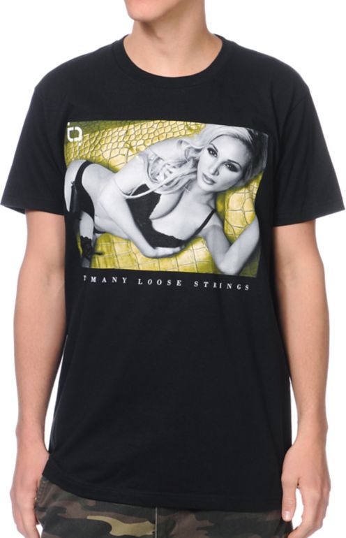 TMLS Green Gator Black Tee Shirt