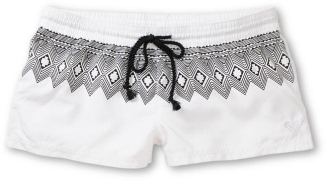 Roxy Free Sky White & Tribal Board Shorts