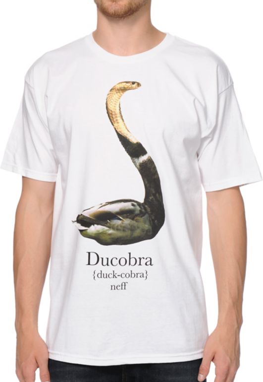Neff Ducobra White Tee Shirt