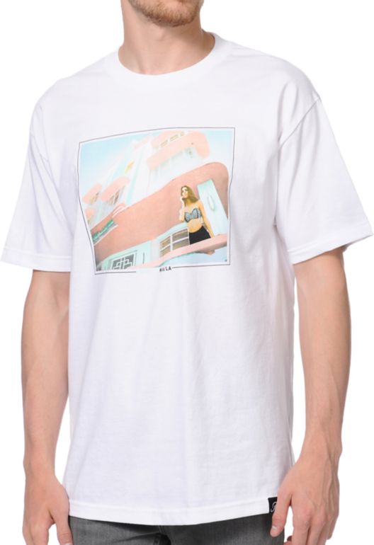 Primitive x Van Styles Beach View White Tee Shirt