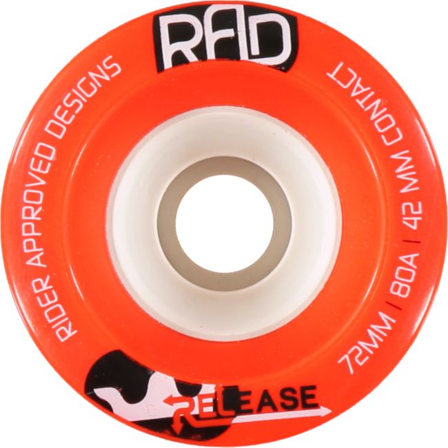 RAD Advantage 72mm 80a Longboard Wheels