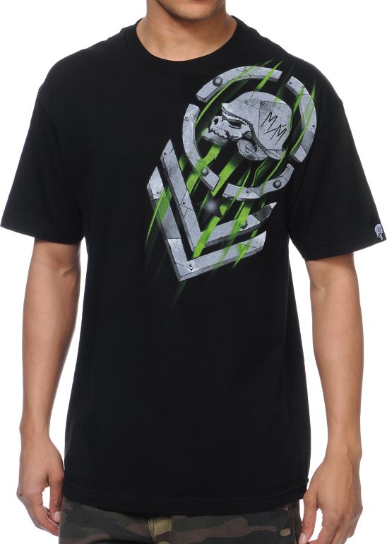 Metal Mulisha Wind Tunnel Black Tee Shirt