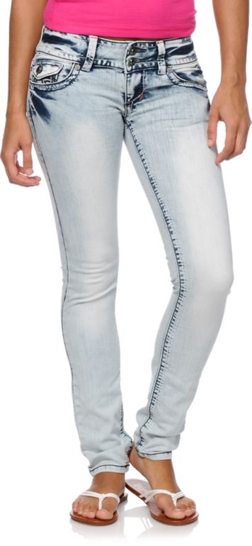 Hydraulic Jule Light Wash Super Skinny Jeans