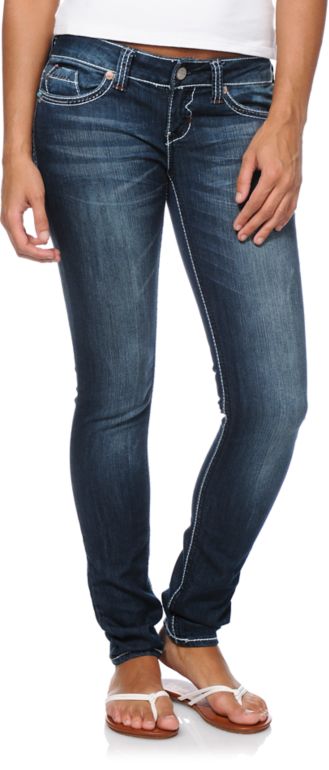 Hydraulic Marly Medium Blue Skinny Jeans