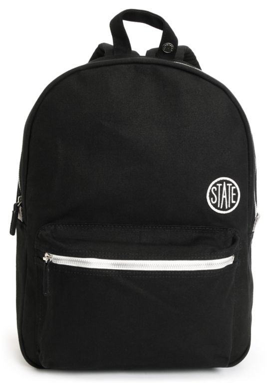 State Durham Black Laptop Backpack