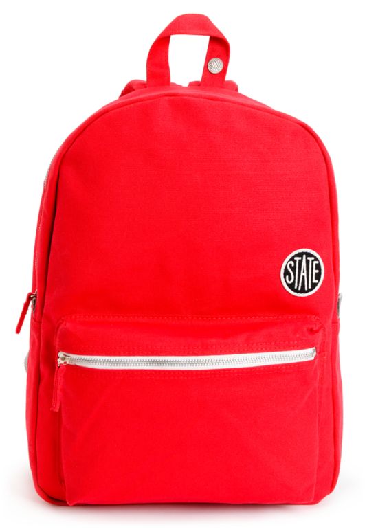 State Durham Red Laptop Backpack