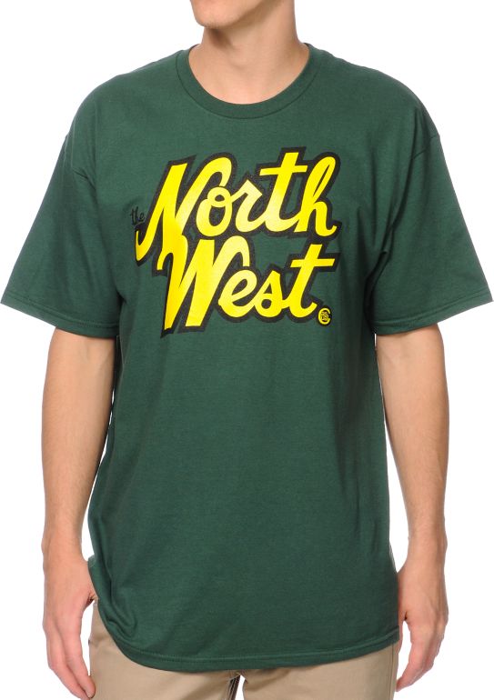 Casual Industrees The Northwest Green Tee Shirt
