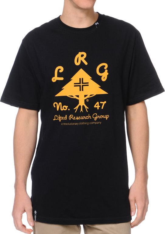 LRG OG Army Stack Black Tee Shirt