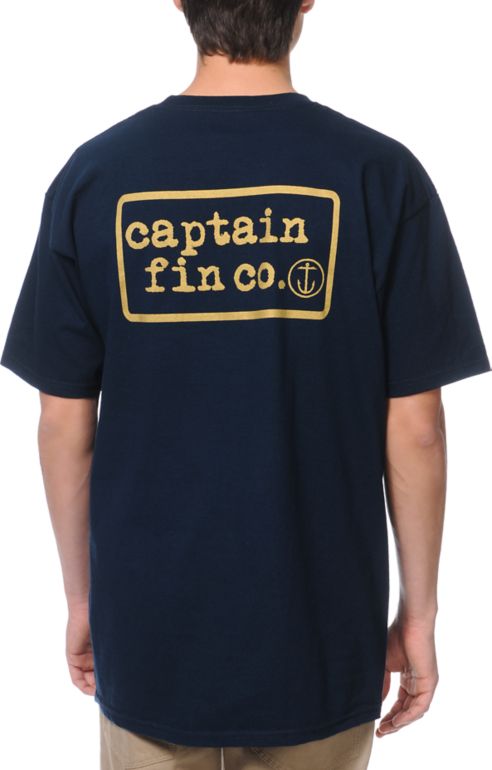 Captain Fin Co. Captain Fin Co. Navy Tee Shirt