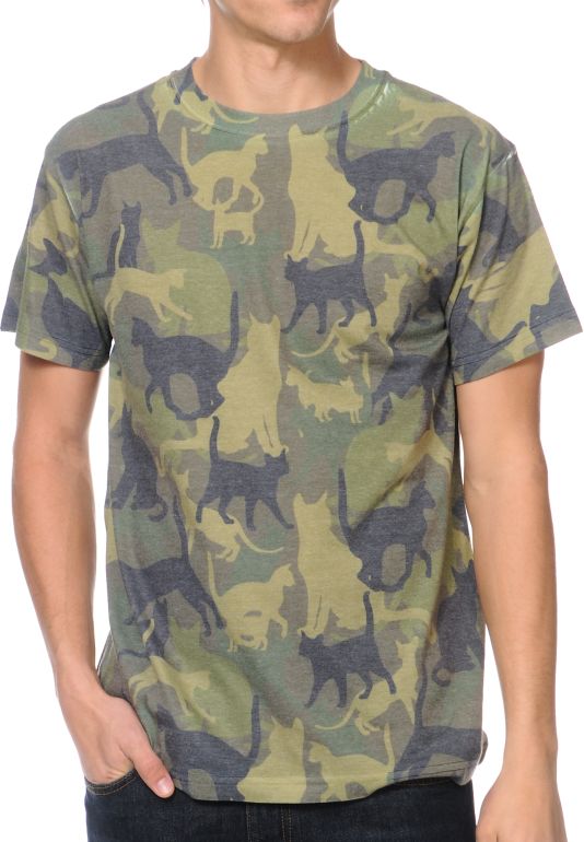 A-Lab Catmo Camo Tee Shirt