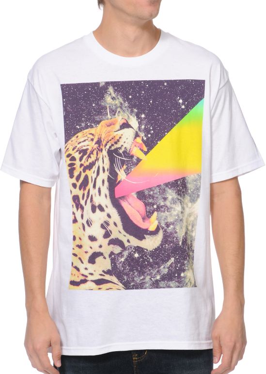 A-Lab Power Cat White Tee Shirt
