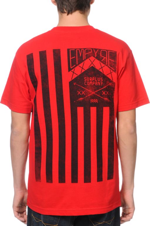 Empyre Patriot Red Pocket Tee Shirt