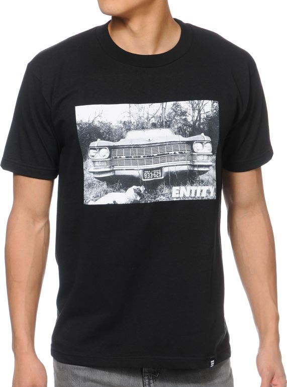 Entity Life Old School Black Tee Shirt