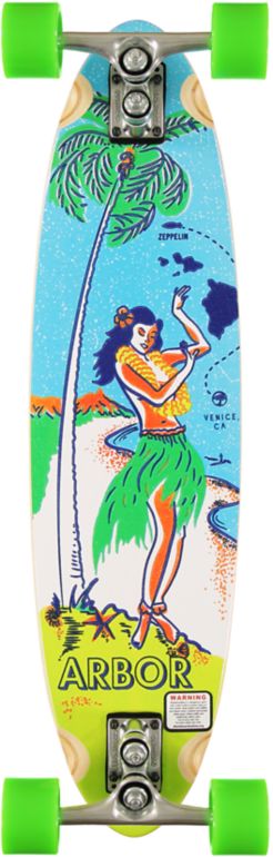 Arbor Zeppelin 33 Koa Longboard Complete