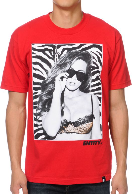 Entity Life Animal Style Red Tee Shirt