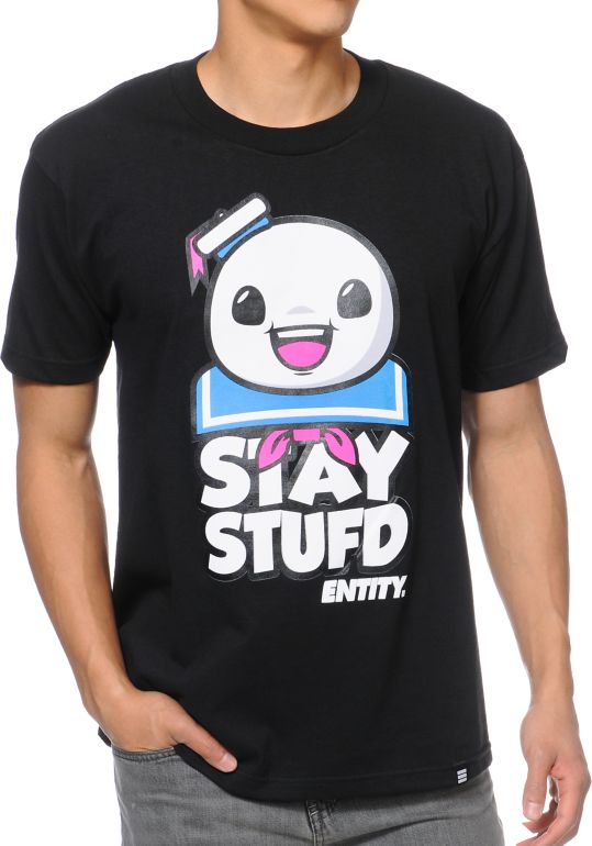 Entity Life Stay Stufd Black Tee Shirt