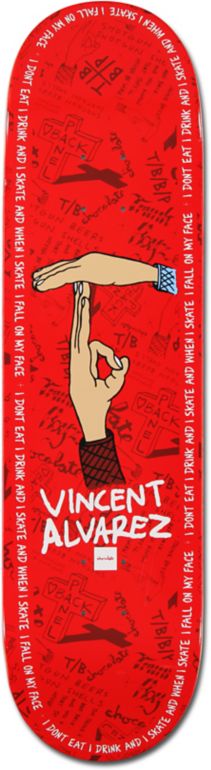 Chocolate Vincent Alvarez Trunk Boyz 8.25 Skateboard Deck