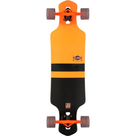 Globe Geminon Orange 35 Drop Through Longboard Complete