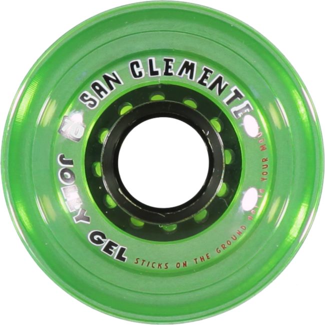 San Clemente Jolly Gel Green Apple 70mm Longboard Wheels