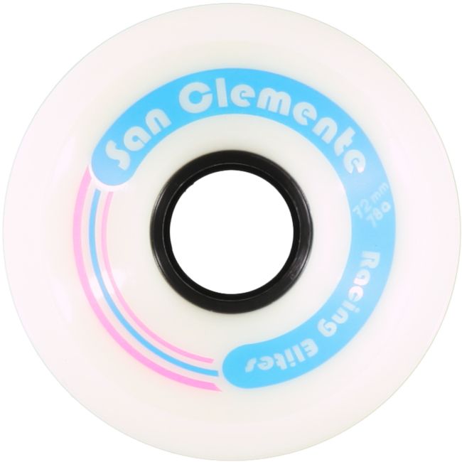San Clemente Whirl Wind Glow In The Dark 72mm Longboard Wheels