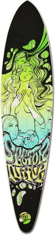 Sector 9 Fanatic Pin Tail 40.0 Longboard Deck