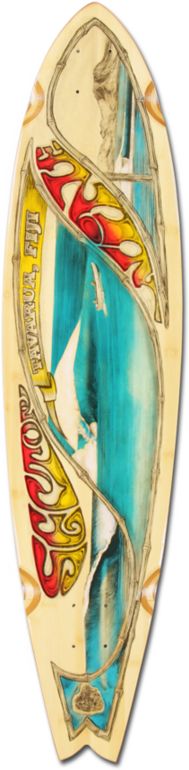 Sector 9 Fiji 38.0 Bamboo Longboard Deck