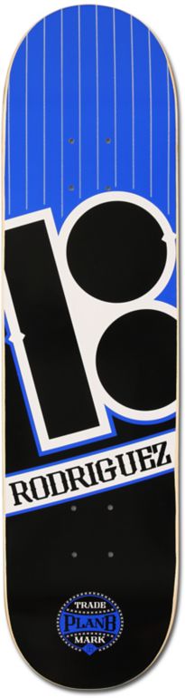 Plan B Paul Rodriguez Baseball 8.0 Skateboard Deck