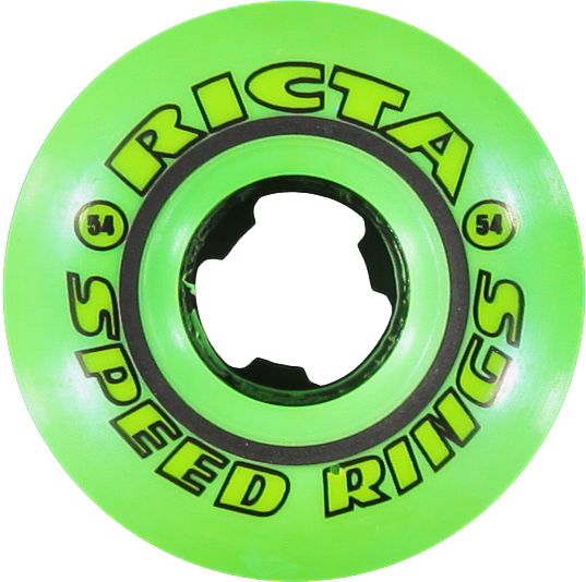 Ricta Speedrings All Green 54mm Skateboard Wheels
