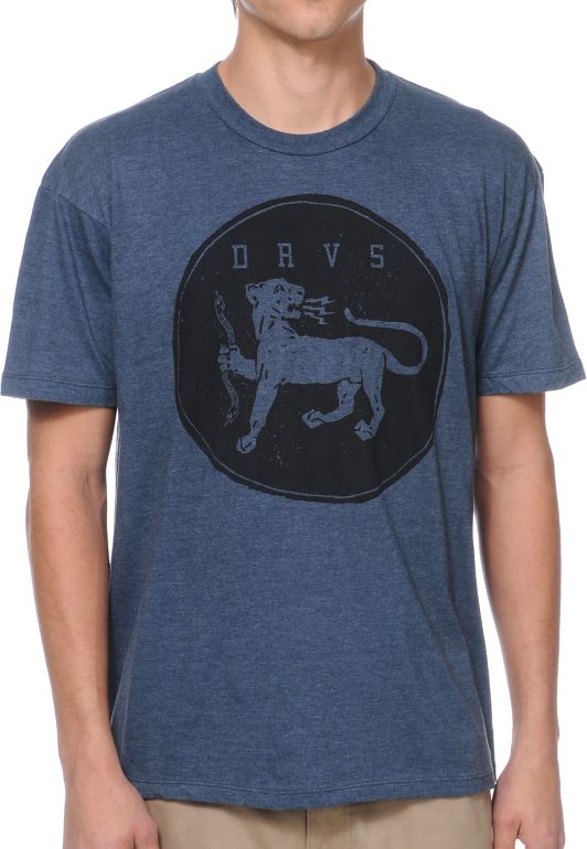 Dravus Signet Navy Blue Tee Shirt