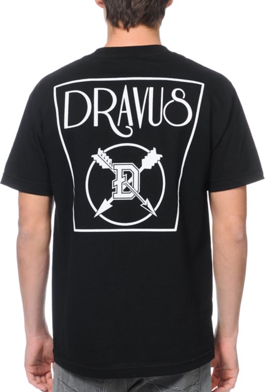Dravus Elementary Black Pocket Tee Shirt