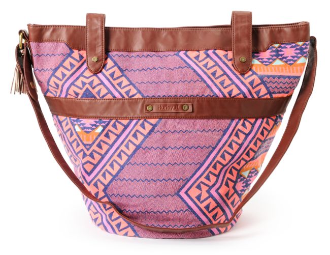 Hurley Girls One & Only Tribal Print Bucket Purse