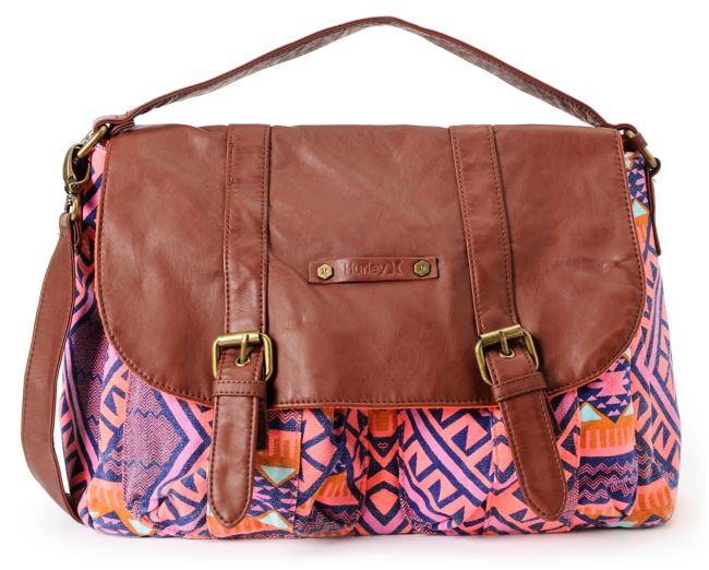 Hurley Girls One & Only Tribal Print Satchel Purse