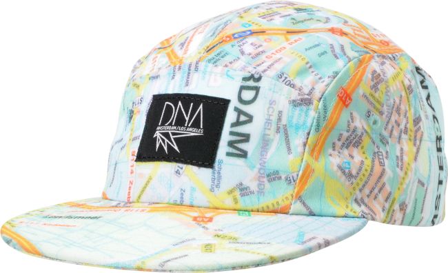 DNA Amsterdam Printed 5 Panel Hat