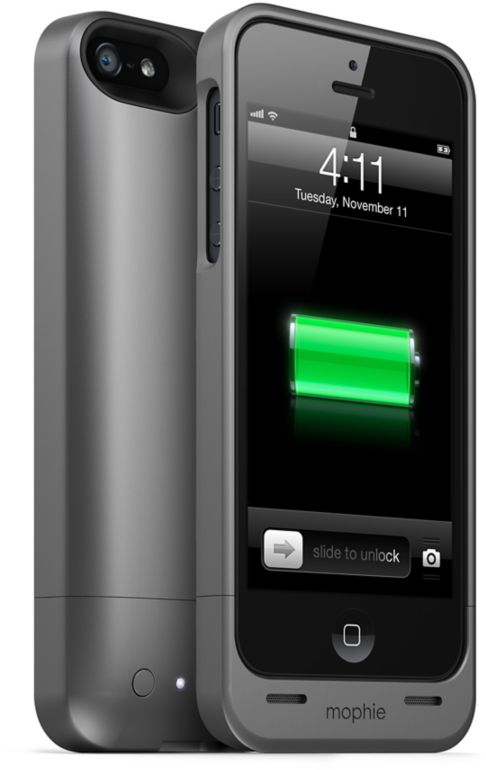 Mophie Juice Pack Helium Black iPhone 5 Charge Case