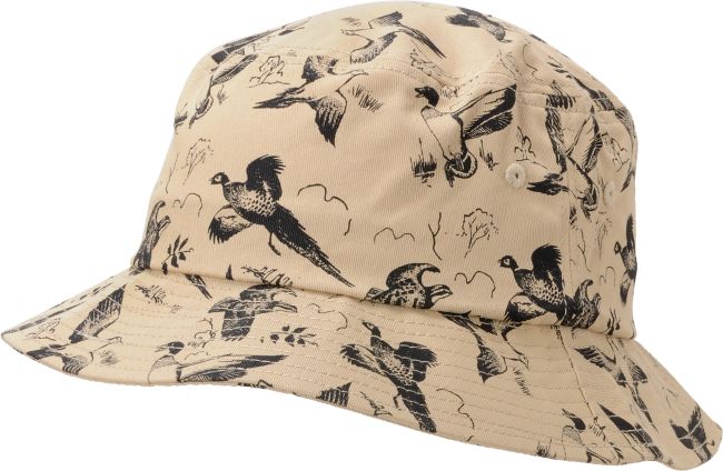 Undefeated Duck Print Khaki Bucket Hat