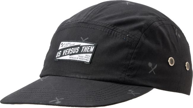Us Vs Them Biscayne Black 5 Panel Hat