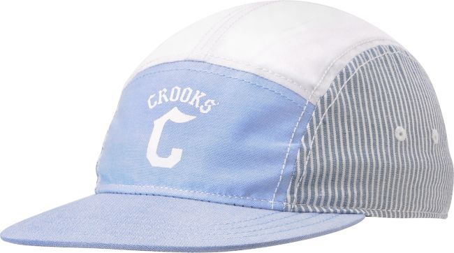 Crooks and Castles Fleet Blue & Grey 5 Panel Hat