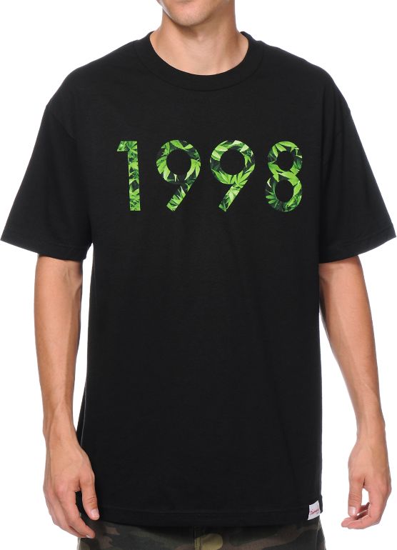 Diamond Supply 1998 Hemp Black Tee Shirt