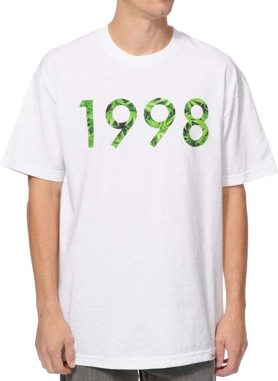 Diamond Supply 1998 Hemp White Tee Shirt