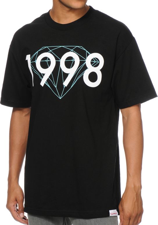Diamond Supply 98 Brilliant Black Tee Shirt