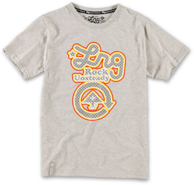 LRG Boys Big Rock Unsteady Grey Tee Shirt