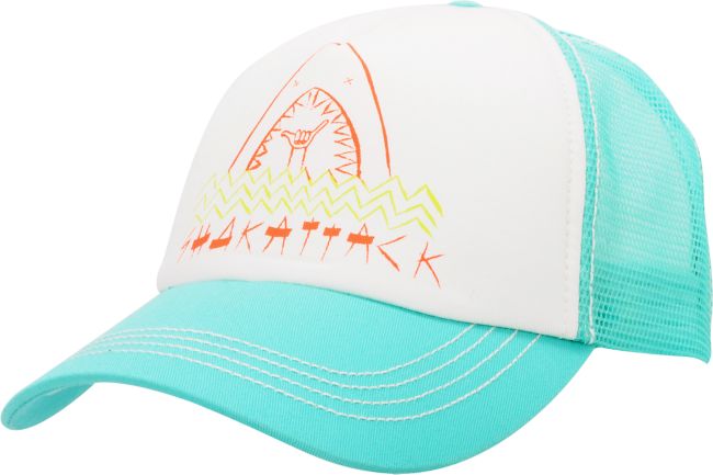 Billabong Andy Davis Shakaattack White & Mint Trucker Hat