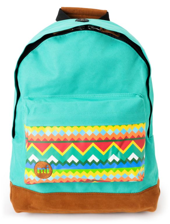 Mi-Pac Bermuda Blue Aztec Textile Backpack